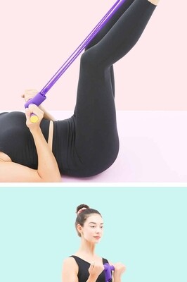 Ejercicio elástica Yoga cuerda Pedal de pie