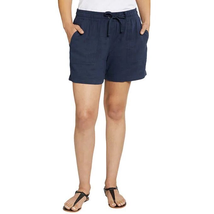 Nautica Ladies' Linen Blend Pull-On Short