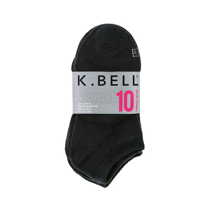 K. Bell Ladies' No Show Sock
