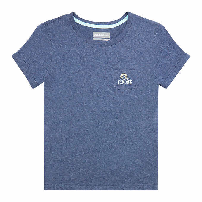 Eddie Bauer Youth Tee, Color: Navy