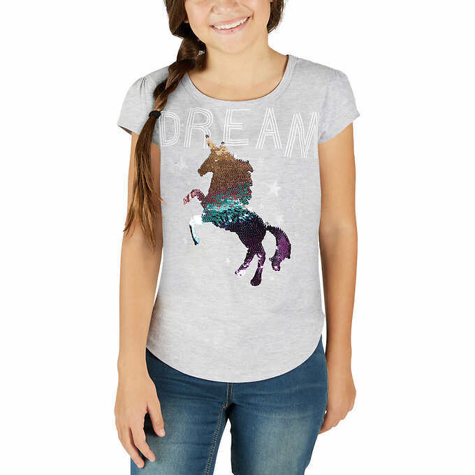 Vigoss Youth Short Sleeve Tee—Dream 3-Pack, Color: Gray