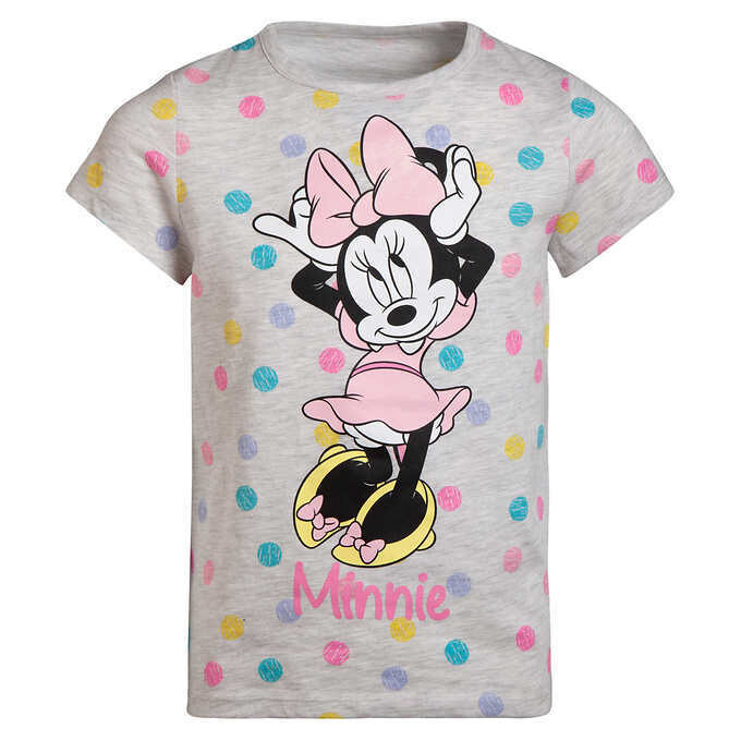 Minnie Kids Dots Shirt Minnie Kids Dots Shirt, Color: Gray