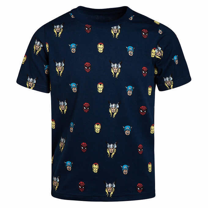 Avengers Kids Tee, Navy