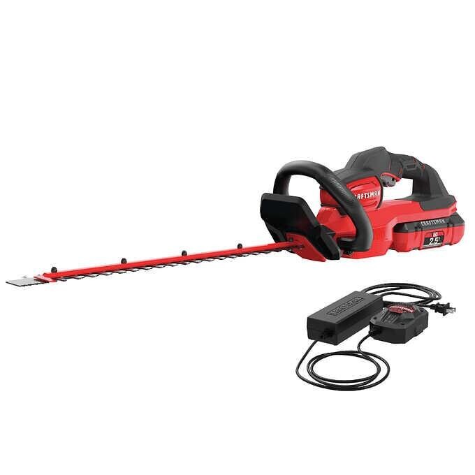 Craftsman 60V Hedge Trimmer & One 2.5AH 60V Batteries With Charger
