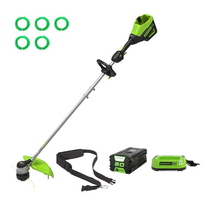 Greenworks 80V 16" Front Mount Line Trimmer