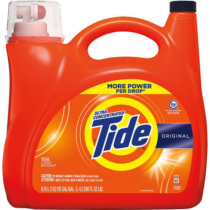 Tide Ultra Concentrated HE Liquid Laundry Detergent, 158 loads, 208 fl oz