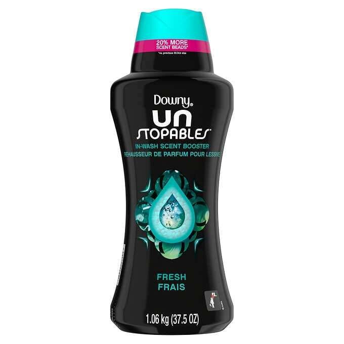 Downy Unstopables HE In-Wash Scent Booster Beads, Fresh, 37.5 oz