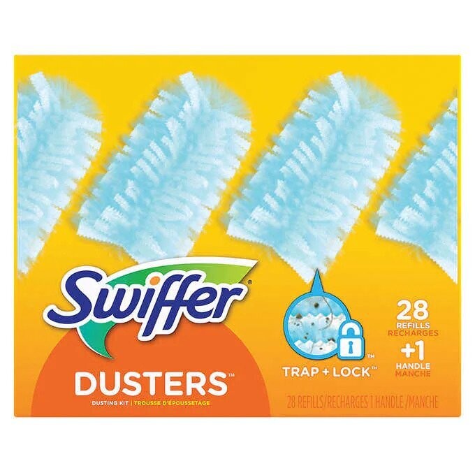 Swiffer Duster Dusting Kit, 1 handle & 28 refills