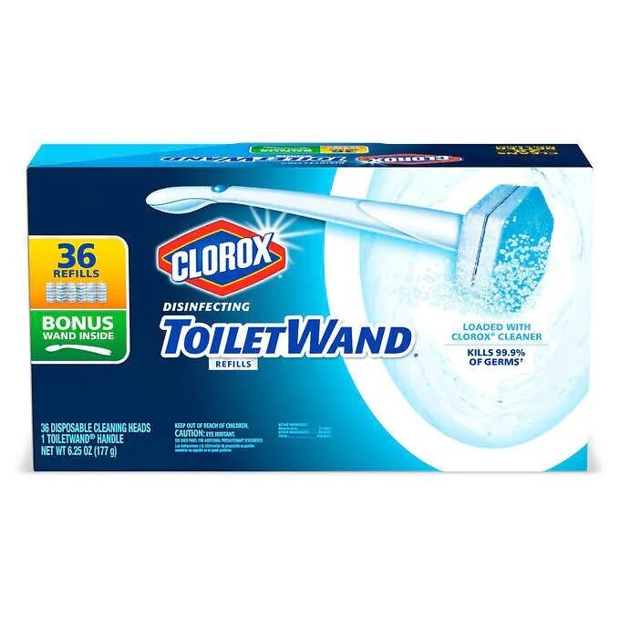 Clorox ToiletWand Disposable Toilet Cleaning System with 36 Refills