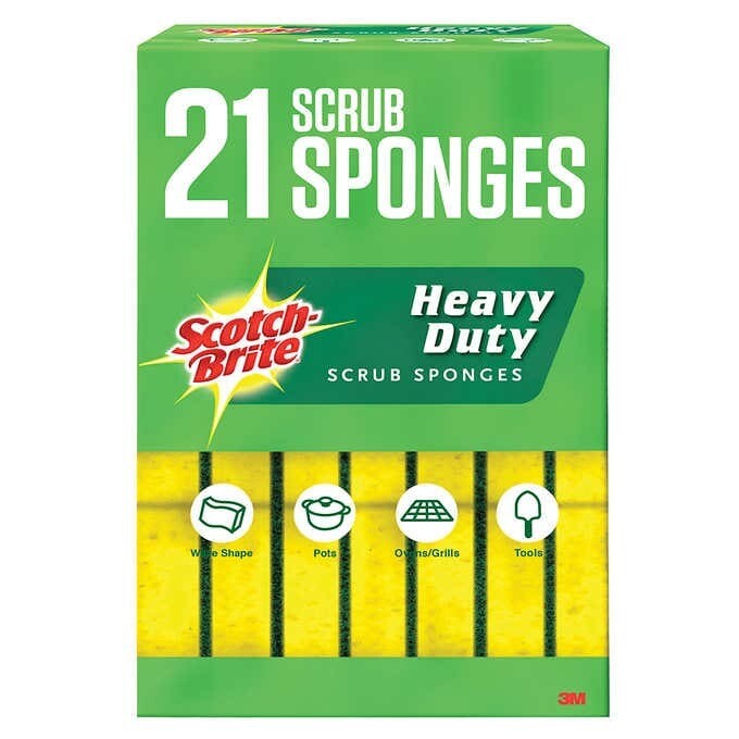 Scotch-Brite Heavy Duty Sponge, 21-count