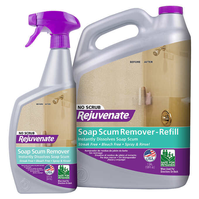 Rejuvenate Soap Scum Remover, 32 fl oz, 2-count