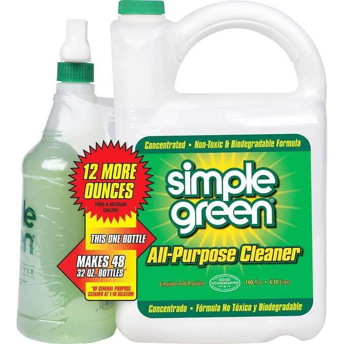 Simple Green All-Purpose Cleaner, 32 fl oz + 140 fl oz Refill Simple Green All-Purpose Cleaner, 32 fl oz + 140 fl oz Refill