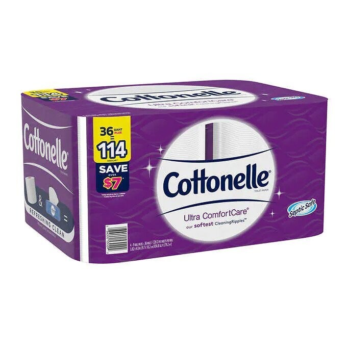Cottonelle Ultra ComfortCare Bath Tissue, 2-ply, 226 Sheets, 36 Rolls