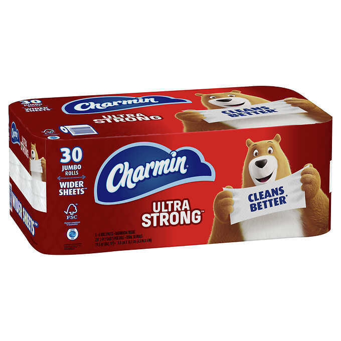 Charmin Ultra Strong Bath Tissue, 2-Ply, 231 Sheets, 30 Rolls Charmin Ultra Strong Bath Tissue, 2-Ply, 231 Sheets, 30 Rolls
