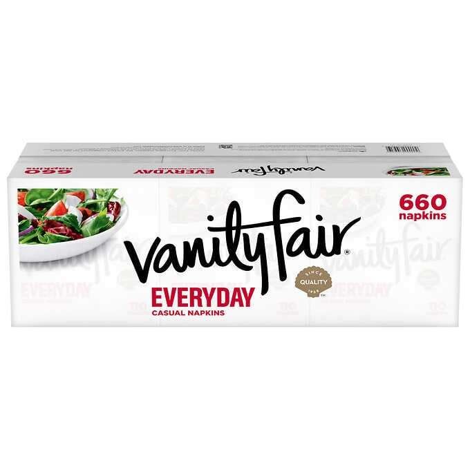 Vanity Fair Everyday Napkin, 2-Ply, 110-count, 6-pack