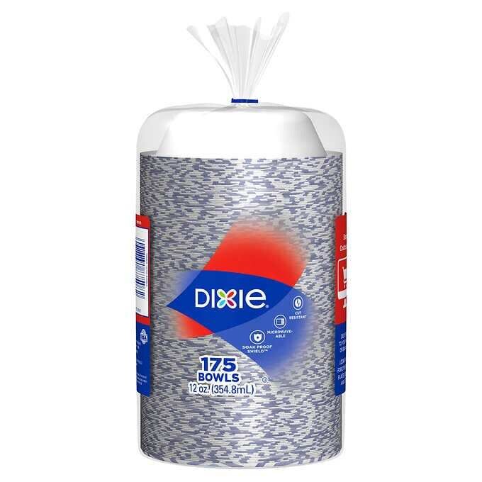 Dixie 12 oz Paper Bowl, 175-count
