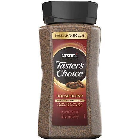 Nescafé Taster's Choice Instant Coffee, House Blend, 14 oz Nescafé Taster's Choice Instant Coffee, House Blend, 14 oz