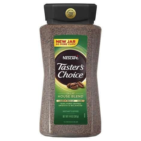 Nescafé Taster's Choice Decaf House Blend Instant Coffee, 14 oz