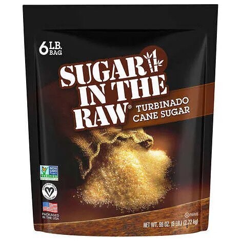 Sugar in the Raw Turbinado Cane Sugar, 6 lbs