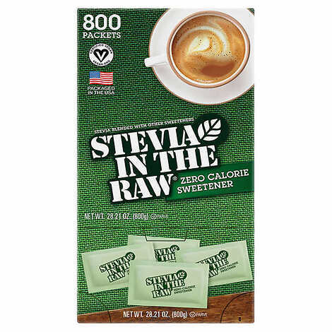 Stevia in the Raw Zero Calorie Sweetener, 1 g, 800-count Stevia in the Raw Zero Calorie Sweetener, 1 g, 800-count