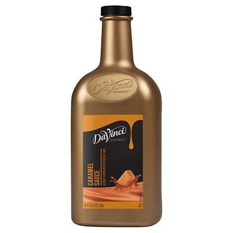 DaVinci Gourmet Sauce, Caramel, 64 oz