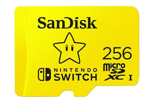 SanDisk 256GB microSDXC Card for the Nintendo Switch, Quantity 1