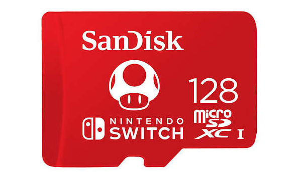 SanDisk 128GB microSDXC Card for the Nintendo Switch, 1-pack