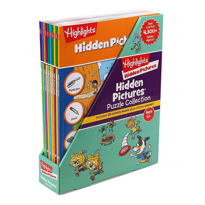 Highlights Hidden Pictures Puzzle Collection: 10-Book Wedge