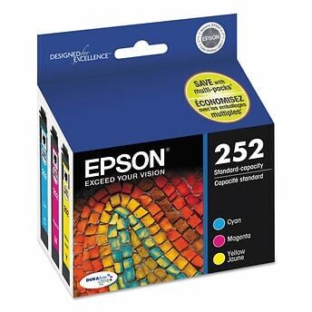 Epson 252 DURABrite Ink Cartridge C/M/Y
