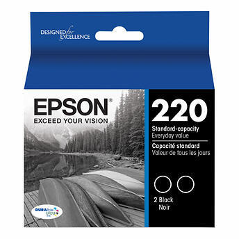 Epson 220 DURABrite Ultra Ink Cartridge, Black 1-Pack
