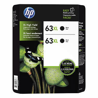 HP 63XL High Yield Ink Cartridge, Black, 1-Count