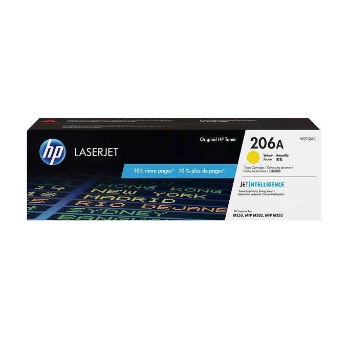 HP 206A Toner Cartridge, Yellow