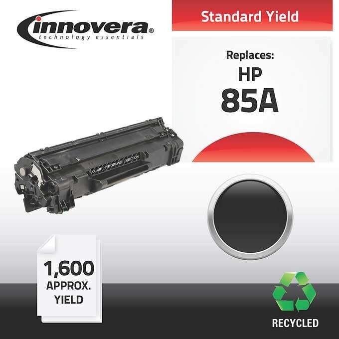 Innovera Remanufactured For HP 85A Toner Cartridge, Black