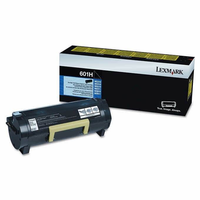 Lexmark 601H High Yield Toner Cartridge, Black