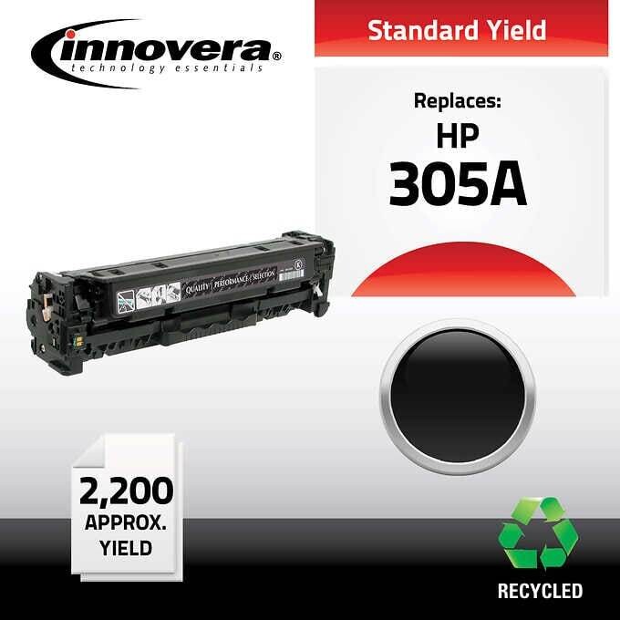 Innovera Remanufactured For HP 305A Toner Cartridge, Black