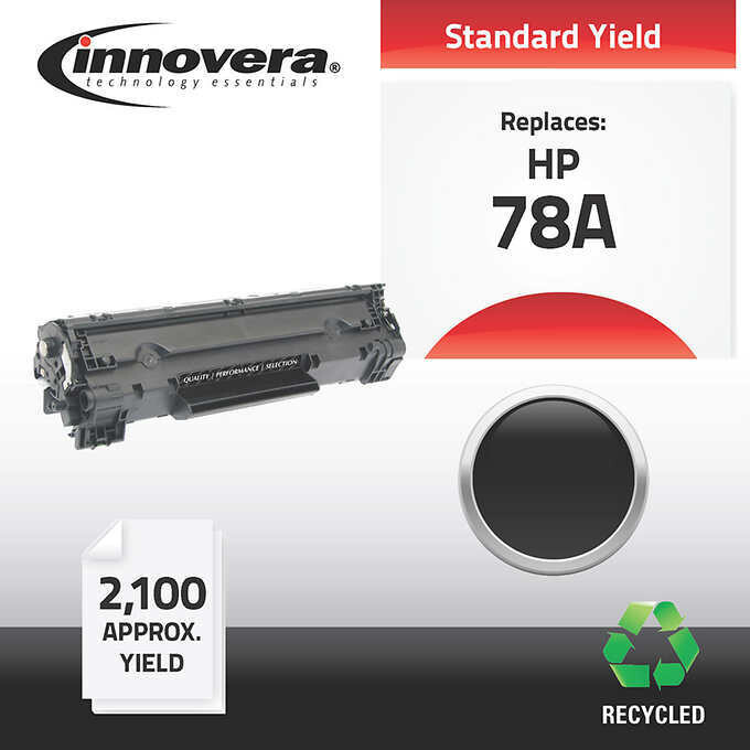 Innovera Remanufactured For HP 78A Toner Cartridge, Black