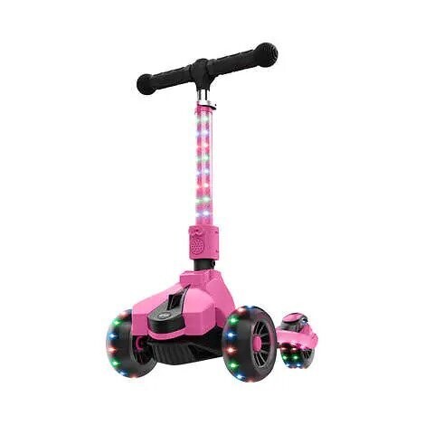 Jetson Saturn 3 Wheel Light-up Folding Scooter Pink Jetson Saturn 3 Wheel Light-up Folding Scooter Pink