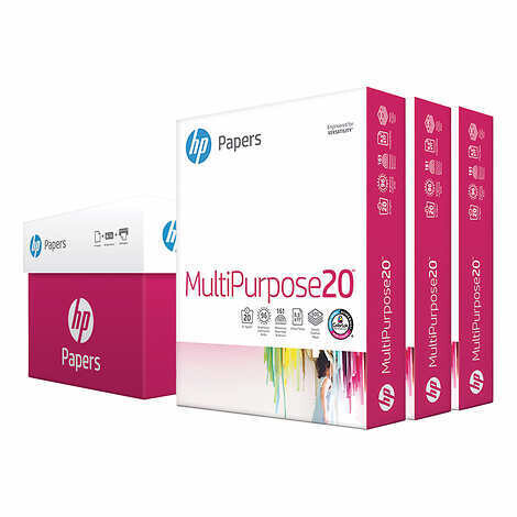 HP Ultra White Multipurpose Printer Paper, Letter, 20lb, 96-Bright, 3 Reams of 500 sheets