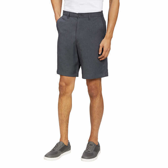 Bolle Men’s Flat Front Short, Color: Dark Gray