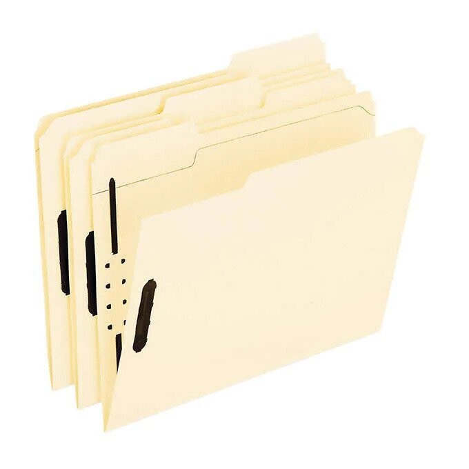 Pendaflex 2-fastener Classification Folders, 1/3 Cut, Manila, 50-count