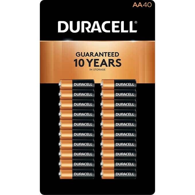 Duracell CopperTop AA Alkaline Batteries - 40 count Duracell CopperTop AA Alkaline Batteries - 40 count