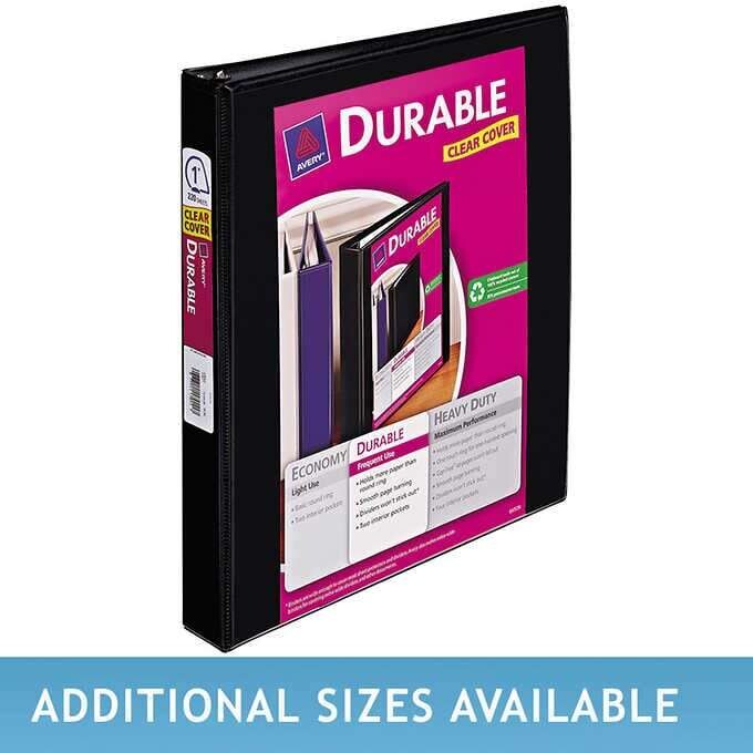 Avery Durable View Binder with Slant Rings Avery Durable View Binder with Slant Rings
