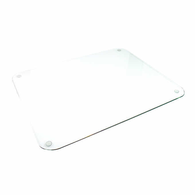 Desktex Glaciermat Glass Desk Pad, 20" x 36"