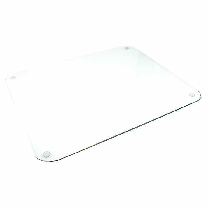 Desktex Glaciermat Glass Desk Pad, 19" x 24"