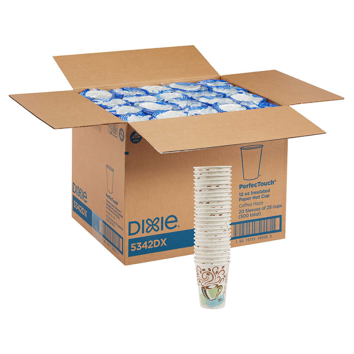 Dixie PerfecTouch 12 oz Hot Cup, 500-count Dixie PerfecTouch 12 oz Hot Cup, 500-count