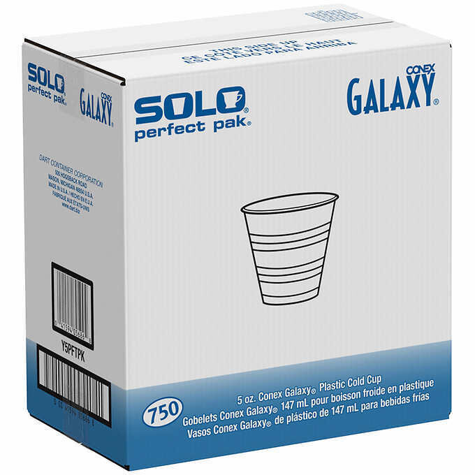 Solo Clear Cold Drink Cups 5 oz, 750-count