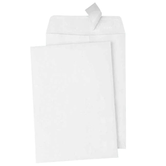 Quality Park Redi-Strip Catalog Envelope 10" x 13" White, 100-count