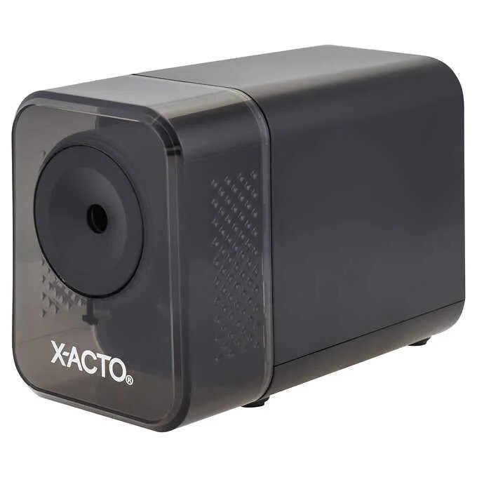 X-Acto Electric Pencil Sharpener Charcoal Black