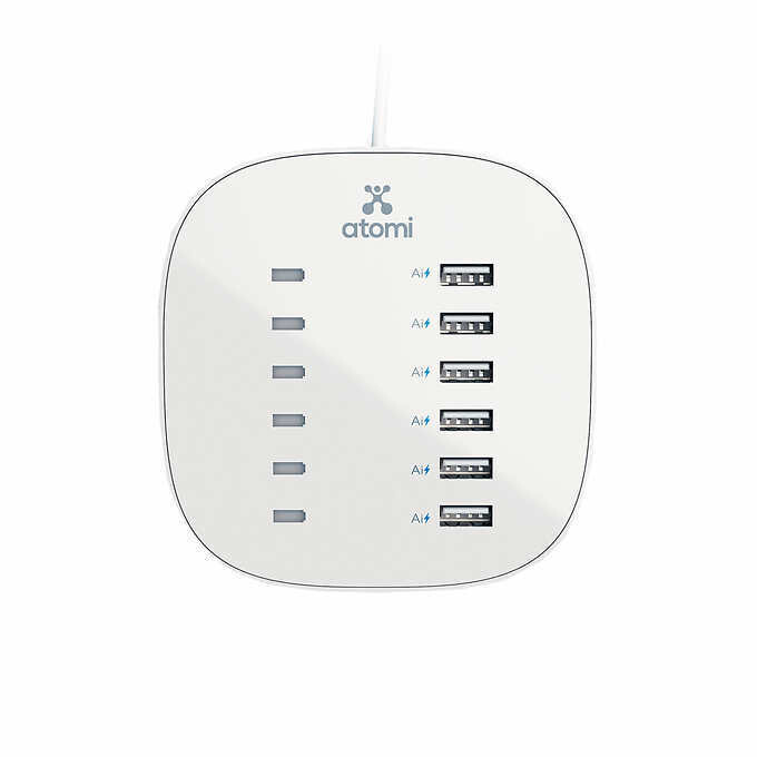 Atomi Charge Pad 40W 6 Port USB-A 1-Pack Atomi Charge Pad 40W 6 Port USB-A 1-Pack
