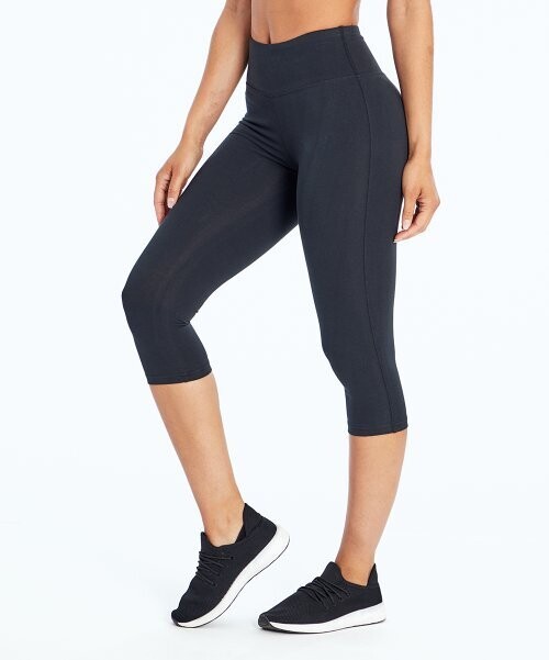 Black Tummy-Control Brooke High-Rise Crop Leggings